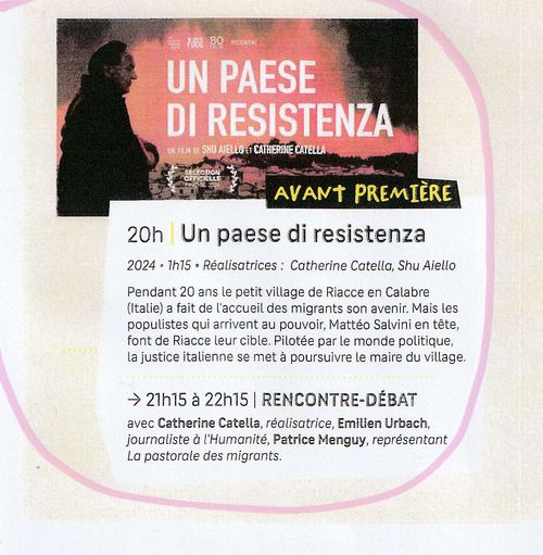 Avant première du film "un paese de resistencia" 