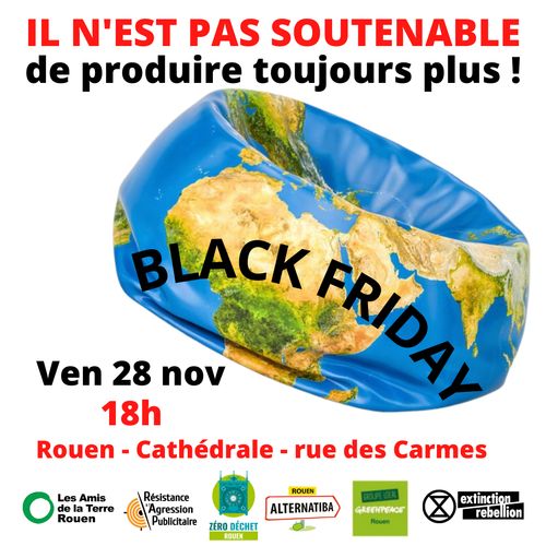 Rassemblement contre le BLACK FRIDAY vendredi 28 nov à 18h à la Cathédrale - rue des Carmes