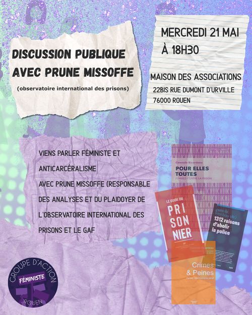 Discussion GAF - OIP : féminisme, prison et VSS