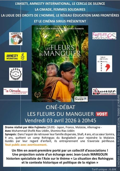 Ciné-débat : LES FLEURS DU MANGUIER
