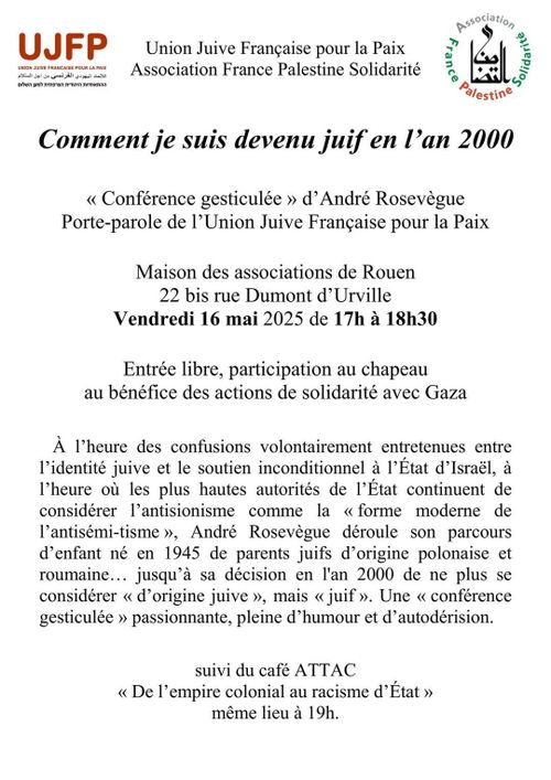 Comment je suis devenu juif en l’an 2000 - Conférence gesticulée