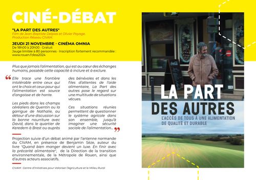 Ciné-débat « La part des autres »