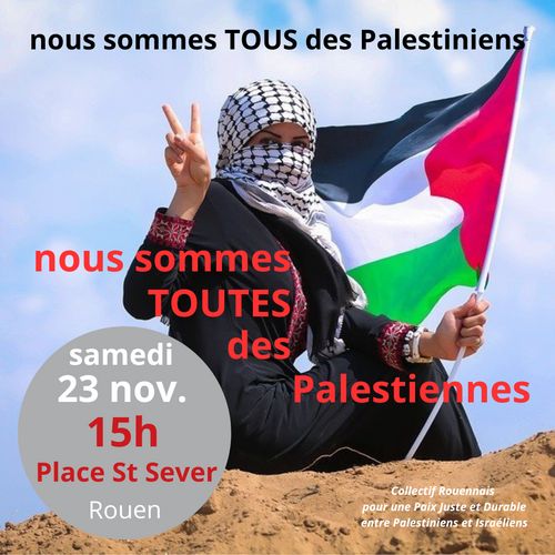 Manifestation pour la paix et la justice en Palestine