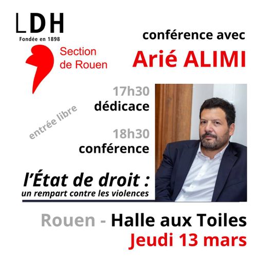 L'état de droit : un rempart contre les violences - Conférence de Arié ALIMI