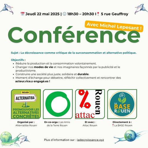 Conférence : La décroissance, solution politique ?