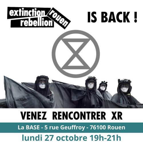 Le Croupe Local de Extinction Rebellion est de retour !