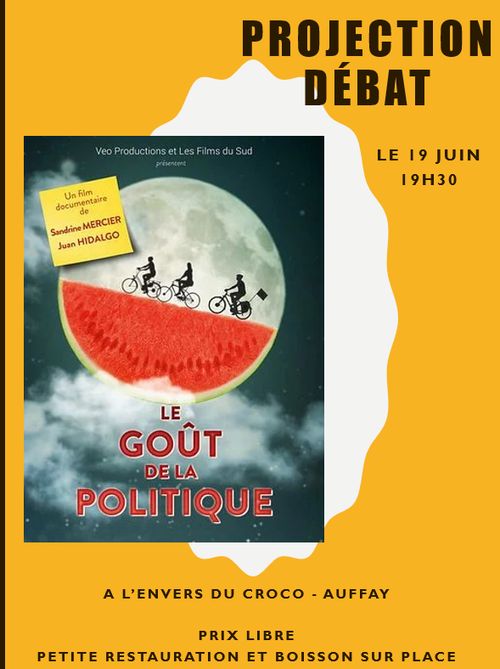 Projection débat "Le goût de la politique"