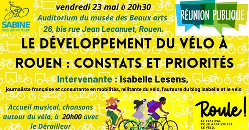 Débat - Le développement du vélo à Rouen - Constat et priorités